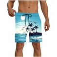 thumbnail image 6 of Men Swim Trunks with Compression Liner 7 Inch Inseam Board Shorts Bathing Suit with Pockets, 6 of 7