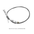 thumbnail image 2 of PAMINGONO 1Pack Aluminum Alloy Throttle Cable for Automotive Accessory in Silver Color, 2 of 8