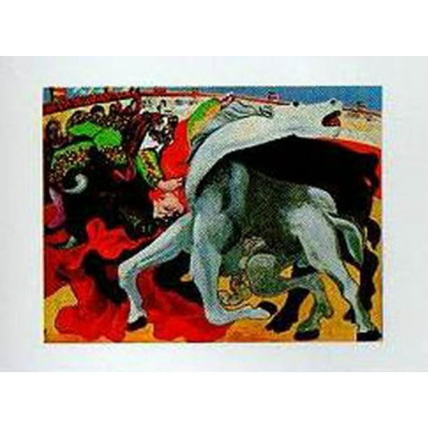 The Bullfight by Pablo Picasso 20x28 Art Print Poster