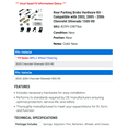thumbnail image 2 of Rear Parking Brake Hardware Kit - Compatible with 2003, 2005 - 2006 Chevrolet Silverado 1500 HD - AC Delco, 2 of 2