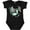 AB-Black, variant on Inktastic Cute Axolotl swimming with bubbles Boys or Girls Baby Bodysuit