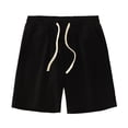 thumbnail image 6 of Men’s Textured Jogging Shorts Vintage Casual Summer Bottoms, 6 of 8