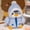 blue, variant on Cute Hooded Penguin Plush Keychain Soft Stuffed Animal Bag Charm Gift