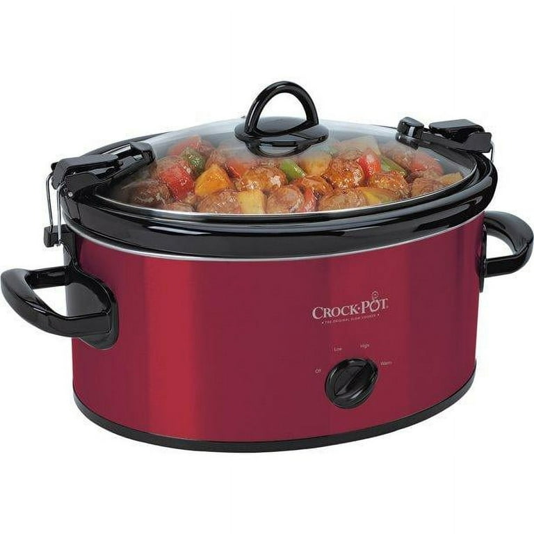 4 Quart Cook and Carry Programmable Slow Cooker, Stainless Steel