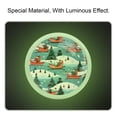 thumbnail image 2 of Christmas Sleigh Fluorescent Drawer Pulls with Screws - Round 4-Pack, Glow-in-the-Dark Knobs for Cabinets, Wardrobes, and Dressers, 2 of 6