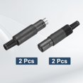 thumbnail image 3 of 2 Set S-Video DIN Mini Socket 6 Pin Signal Transmission Mini Din Plug Mini Din Connector(PS/2 Male and Female Plug), 3 of 7