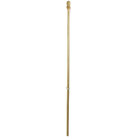 Northlight 5' Wooden Flagpole with Anti-Furling Ring and Bracket Kit
