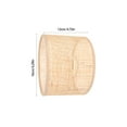 thumbnail image 2 of UPOUART 2pcs Rattan Lamp Shade, Wicker Lamp Shade Replacement Woven Hanging Light Cover For Floor Chandelier Desk Lamp, 2 of 8