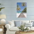thumbnail image 2 of Stupell Industries Pristine Morning Tropical Coast White Framed Giclee Art design by Marcus Prime, 30 x 20, 2 of 8