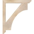 thumbnail image 3 of Ekena Millwork 3 1/2"W x 34"D x 40"H Westlake Slat Smooth Bracket, Douglas Fir, 3 of 4