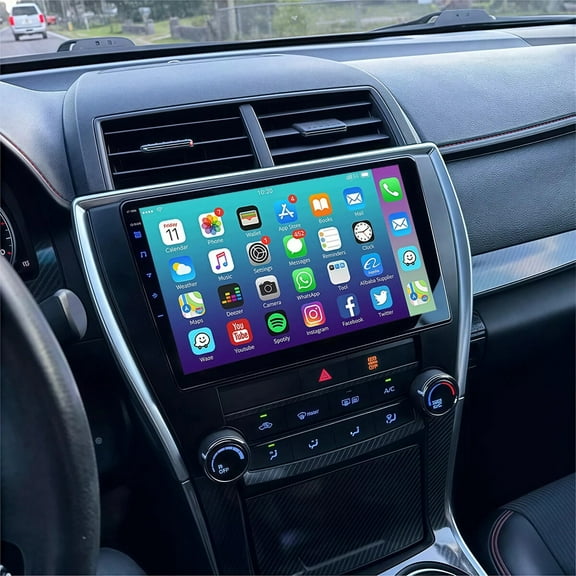 For 2015 2016 2017 Toyota Camry Radio GPS Stereo Apple CarPlay & Android Auto