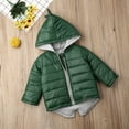 thumbnail image 6 of Bagilaanoe Little Boy Girl Quilted Puffer Hooded Jacket Dinosaur Winter Lightweight Long Sleeve Warm Coat 1T 2T 3T 4T 5T 6T 7T Kids Zipper Padded Outerwear, 6 of 8