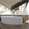 thumbnail image 6 of 5 PCS Glider Rocker Replacement Cushions with Storage Side Pocket,Linen-Like Fabric, Foam & Microfiber Filling, Non-Slip & Washable,Thickened & Supportive for Glider Rocking Chair,Coffee, 6 of 14