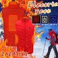 thumbnail image 2 of YoaNJYGR under Desk Exercise Step Cycle Seated Bike Pedal 2 Area Heating Vest Unisex Outdoor Warm Clothing Heated for Riding Skiing Fishing USB Plug In Heated Vests, 2 of 8