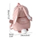 thumbnail image 2 of Mochila de conejito de color liso para preescolar • Poliéster ligero • 30x24x9cm • Mochila infantil fácil de limpiar, 2 of 2