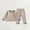 Khaki, variant on Nrmvnmi Toddle Girls Boys Fashion Long Sleeve Set Cute Crew Neck Long Sleeve Color Blocking Tops And Elastic Waisted Knee Length Pants Leisure And Comfortable Two piece set