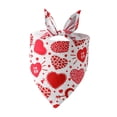 thumbnail image 4 of Pañuelo para perro Yuyangstore San Valentín bufanda triangular para perros, 4 of 8