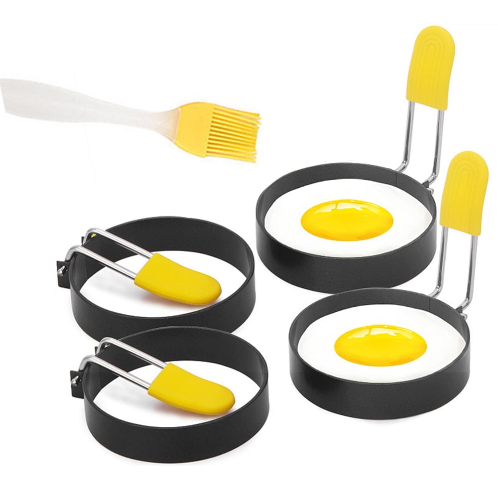 Round Egg Cooker Rings Non Stick Metal Circle Shape Mold Fried Poached