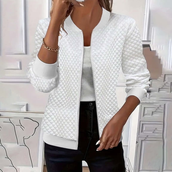 Women's Cropped Casual Blazer - Versatile Layering Piece for Office & Weekend Wear