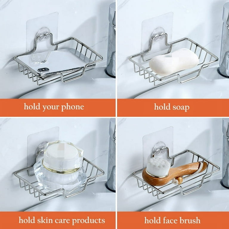 Soap Dish Holder, Soap Holder for Shower, Stainless Steel Metal