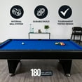 thumbnail image 3 of Hathaway Hustler Pool Table with Blue Felt, 96-in L x 54-in W, 3 of 7