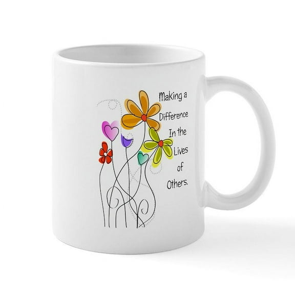 CafePress - Caregiver Mugs - 11 oz Ceramic Mug - Novelty Coffee Tea Cup