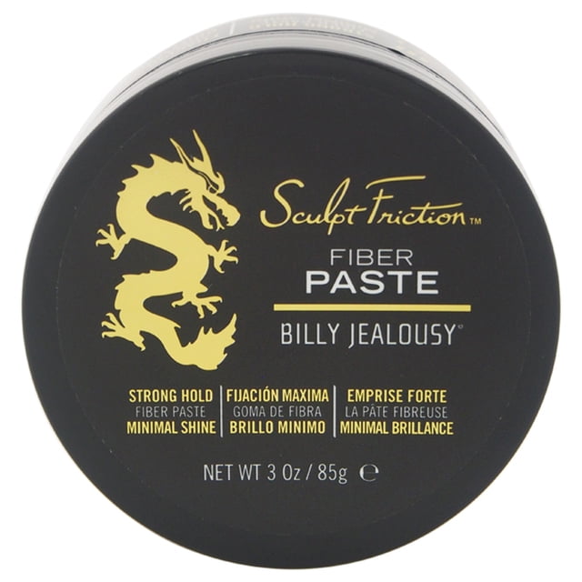 Pasta de fibra Sculpt Friction de Billy Jealousy para hombres - Pasta de 3 oz Billy Jealousy Billy Jealousy Sculpt Friction Fiber Paste Pegar Caballero 3oz