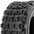 thumbnail image 1 of SunF A018 Pneu de Tracteur de Pelouse 18x9.5-8, Bande de Roulement à Bouton 6-PR /"H"-, 1 of 4