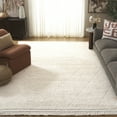 thumbnail image 3 of SAFAVIEH Easy Care Travis Diamond Area Rug, Ivory, 8' x 10', 3 of 12