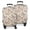 Beige Cow Flower, variant on White Cow Dot Pattern Luggage Cover Fashion Suitcase Cover Baggage Covers Fit 25-28 Inch Luggage (Go Travel)