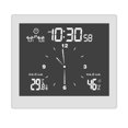 thumbnail image 2 of Reloj despertador digital a prueba de agua con batería/reloj de pared con cuenta regresiva alimentado por USB (blanco) Likrtyny Libre de BPA, 2 of 9