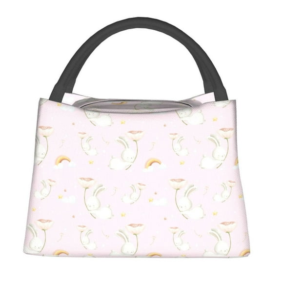 Vsdgher Sacs Isothermes Imprimé Rainboe et Lapin, Sac Isotherme pour Aliments Chauds Ou Froids