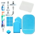 thumbnail image 1 of Kits de rotuladores de pintura de diamante 5D, 6 puntas de bolígrafo de pintura de diamante de un solo lugar de acero inoxidable para pintura de diamante de resina WD.WDQZL Hogar, 1 of 4