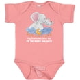 thumbnail image 3 of Inktastic My Godfather Loves Me to the Moon and Back Elephant Family Boys or Girls Baby Bodysuit, 3 of 5
