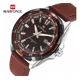 thumbnail image 2 of Reloj Deportivo Naviforce Original De Cuarzo Para Hombre Color De La Correa Marrón Color Del Bisel Plateado Color Del Fondo Marrón, 2 of 3