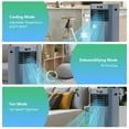 thumbnail image 6 of Giantex 10000 BTU (6000 BTU DOE) 350 Sq Ft Portable Air Conditioner w/Remote Control, Dark Blue, 6 of 10