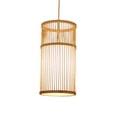 thumbnail image 2 of Lámpara colgante de bambú tejida, lámpara colgante estilo bohemio, lámpara de araña estilo japonés Yuyangstore Pantalla de lámpara, 2 of 8