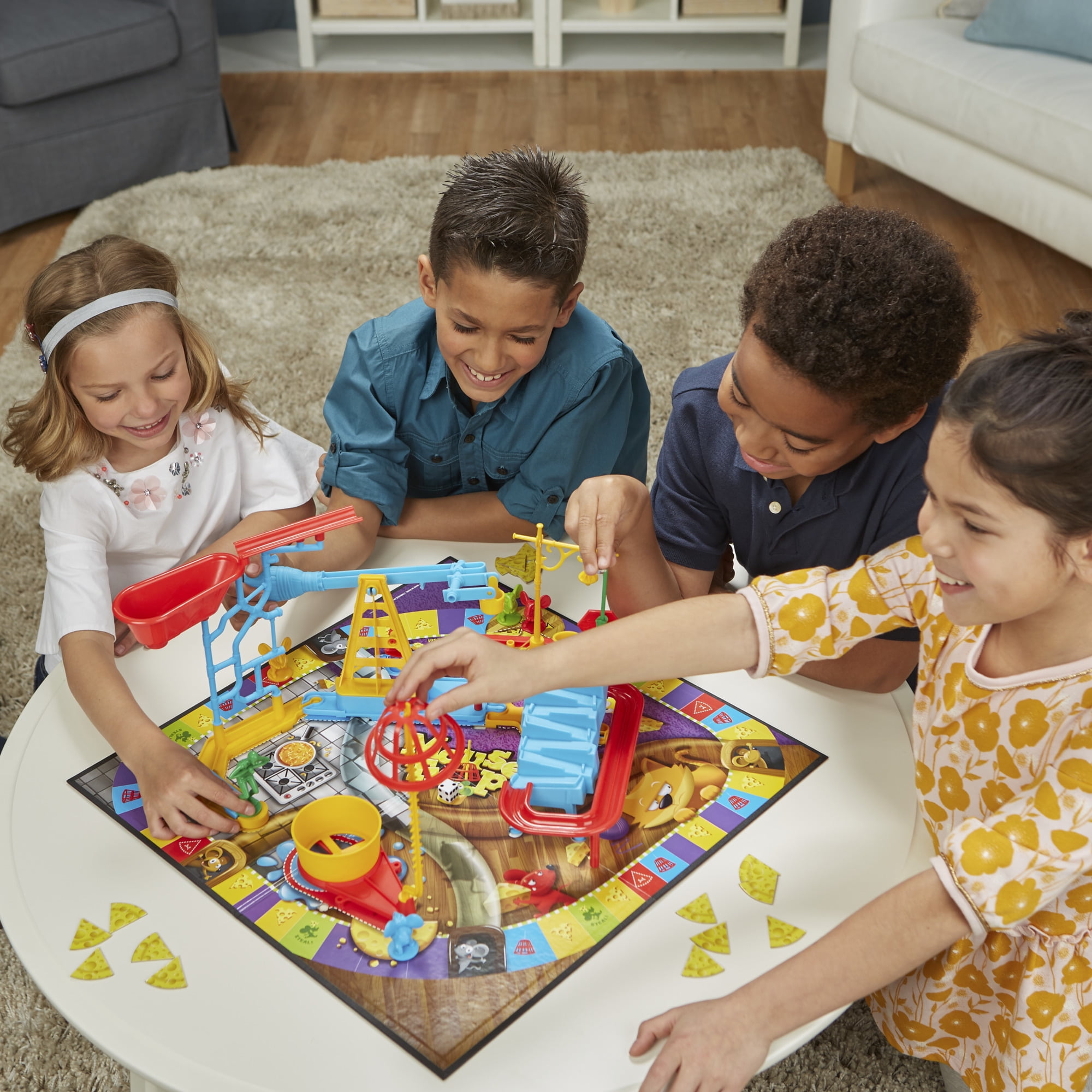 Mouse Trap Kids Board Game, Kids Game for 2-4 Players, Ages 6 and up