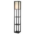 thumbnail image 1 of Adesso Titan Lampe sur Pied Moderne en Colonne de 72 Pouces, avec 3 Étagères de Rangement, Noire, 1 of 4