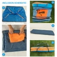 thumbnail image 2 of Graflsoa LL-Z1002 Dual-Tone Lightweight Camping Tent for Two, Ideal for Hiking, Backpacking, and Outdoor Festivals, 2 of 6