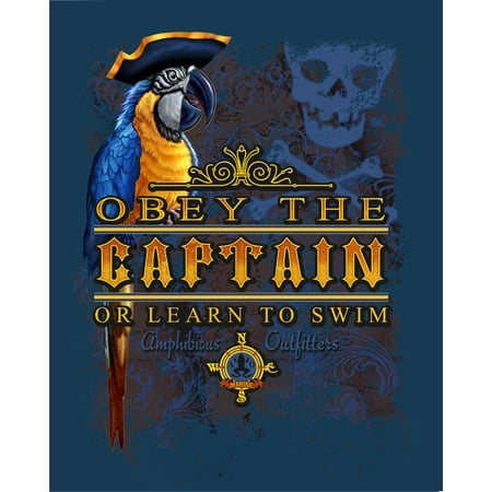 Amphibious Outfitters T-Shirt - Captain's Law - Obey the