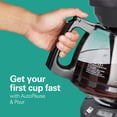 thumbnail image 6 of Hamilton Beach 12-Cup Programmable Drip Coffee Maker Machine with Glass Coffee Pot, Black with Stainless Steel Accents, 6 of 8
