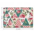 thumbnail image 5 of Pioneer Flower Floral Print Flannel Non Slip Door Rugs,Washable Door Mats Indoor,Decorative Door Mats,Dirt-Resistant and Absorbent Doormat for Entrance,Bedroom,Kitchen,Bathroom,23.5"x16", 5 of 5