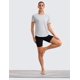 thumbnail image 3 of Remera CRZ YOGA de Algodón Pima Suave de Manga Corta Gris Claro, 3 of 6