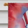 Bandiera Da Giardino USA Patriotic Rough Collie – Caroline‘s Treasures, Misura 27,9x38 Cm - 2