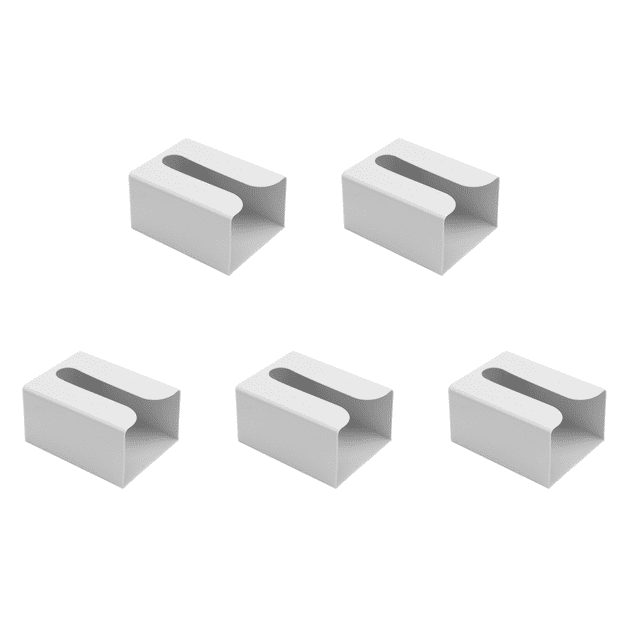 DQrwqpou Caja Pañuelos Montada en La Pared Servilleteros Estuche para Toallas Papel Autoadhesivo (Gris)