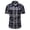 Navy, variant on Mens Pullover Sports Blend Printed Short Sleeve Fashion Beach Tops,White,L