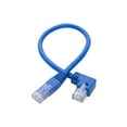 thumbnail image 2 of Tripp Lite 1ft Cat5 Unshielded Left Angled (UTP) Network Patch Cable - Blue, 2 of 5