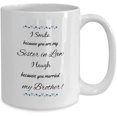 thumbnail image 2 of Sister in Law Coffee Mug, Gifts for Brother's wife, Sister in Law Tea Cup Gifts, Marriage Gifts from Broom's Sister,, 2 of 2