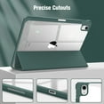 thumbnail image 6 of Fintie Hybrid Slim Case for iPad (A16) 11th Generation 11 Inch (2025), iPad 10th Generation 10.9 Inch (2022), with Clear Transparent Back, Midnight Green, 6 of 10